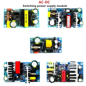 Module d&rsquo;alimentation à découpage à faible ondulation, 12V 1A 12V2A 12V4A 12V6A 12V 8A AC-DC, interrupteur AC-DC, Protection contre les surintensités et les courts-circuits