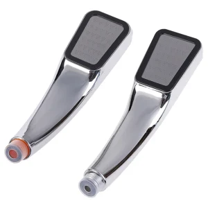 Pommeau de douche à 300 trous, haute pression, économie d&rsquo;eau, débit avec buse de pulvérisation ABS chromé, douche carrée, accessoires de salle de bains