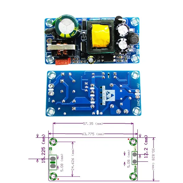 Module d'alimentation à découpage à faible ondulation – vue 2
