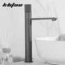 Robinet de lavabo de salle de bains gris pistolet – vue 2