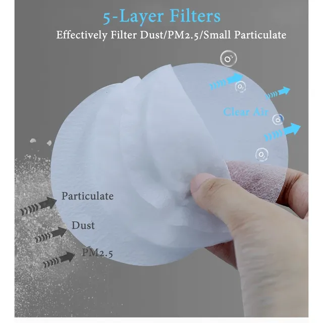 Couvercle de filtre pré-filtre en coton – vue 4