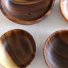 Filles rond en bois pour salade de fruits – vue 3