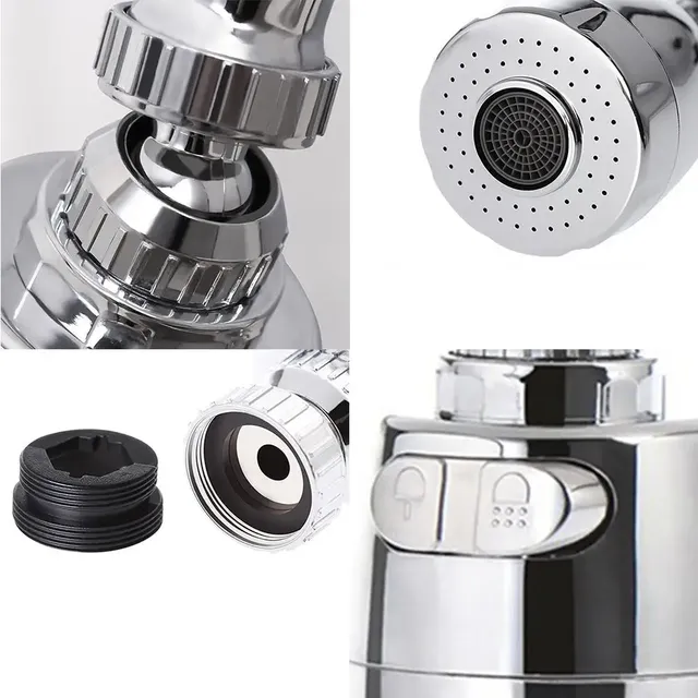 Buse pulvérisation universelle robinet cuisine acier… – vue 4