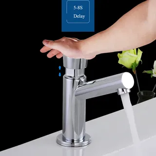 Robinet poussoir temporisé fermeture automatique eau froide…
