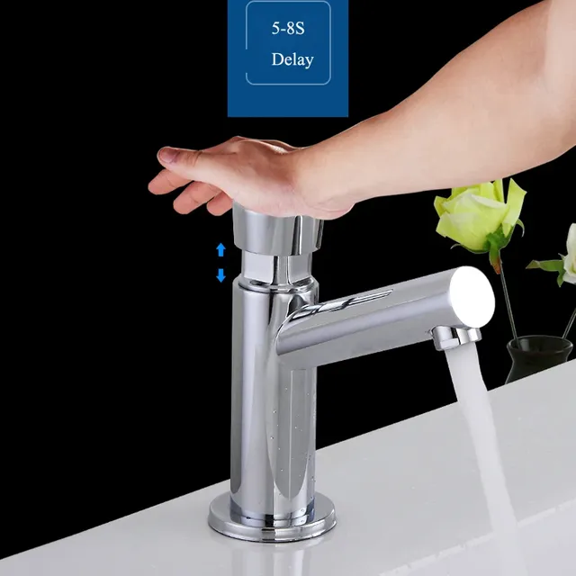 Robinet poussoir temporisé fermeture automatique eau…