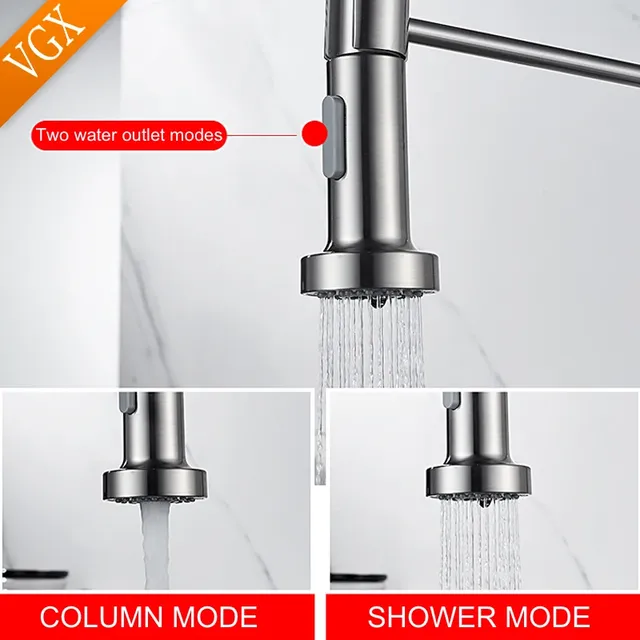 VGX robinet de cuisine avec pulvérisateur extractible… – vue 4
