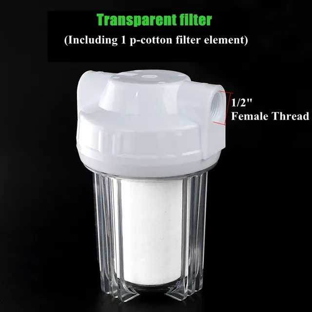 Pré-filtre en coton PP transparent de 1/2 pouces – vue 4