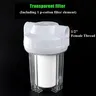 Pré-filtre en coton PP transparent de 1/2 pouces – vue 4