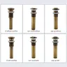 Bonde clapet laiton bronze antique brossé gravé sculpté… – vue 5