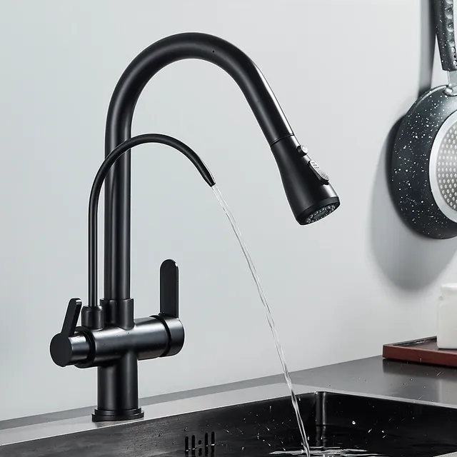 Robinet de cuisine à eau avec filtre à capteur tactile 2… – vue 5