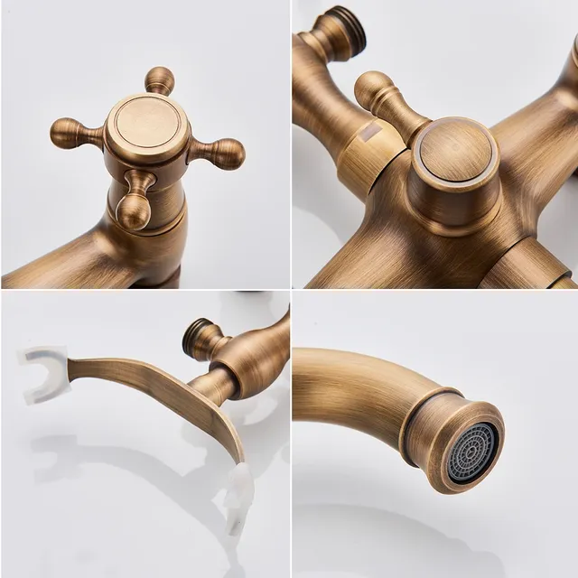 Baignoire en laiton antique dans le mur – vue 3