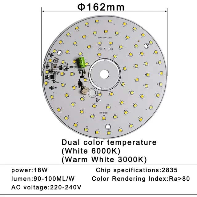 Puce d'ampoule LED 3W 6W 12W 18W AC 220V 240V IC… – vue 5