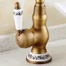 Robinet de lavabo brossé Antique robinet de lavabo de… – vue 6