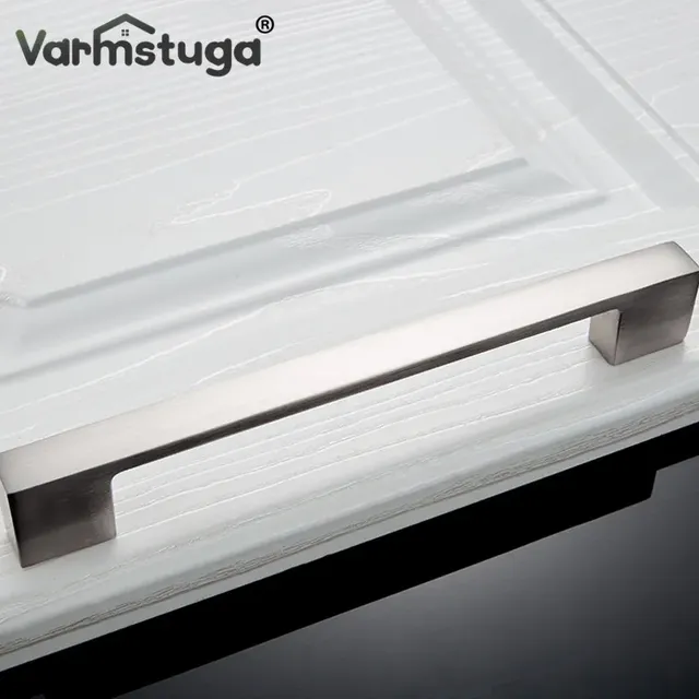 Poignée meuble moderne aluminium brossé argenté profil… – vue 3