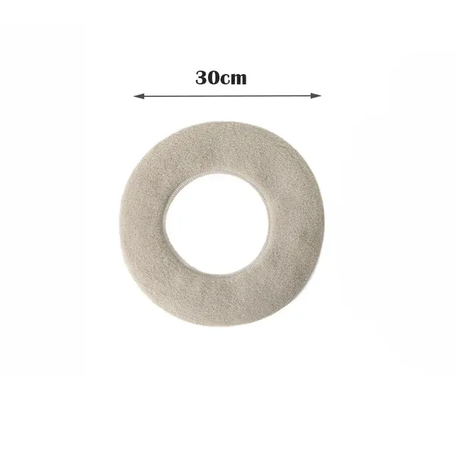 Housse siège toilette rembourrée microfibre chenille… – vue 6