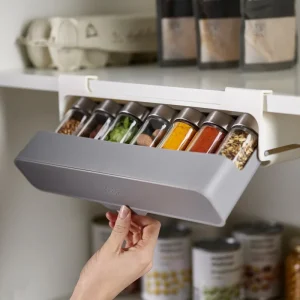 Cuisine sous étagère étagère à épices organisateur assaisonnement bouteille support de rangement armoire organisateur épices porte-bouteille étagère de rangement support