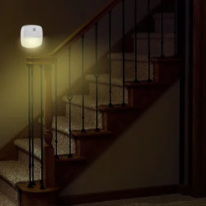 Lampe LED à piles avec capteur de mouvement intelligent, veilleuse pour chevet, chambre d&rsquo;enfants, couloir, allée, toilettes, éclairage automatique