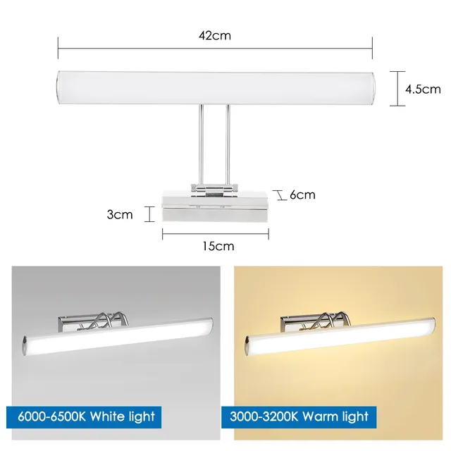 LUCKYLED 42 cm 12W led applique murale salle de bains… – vue 5