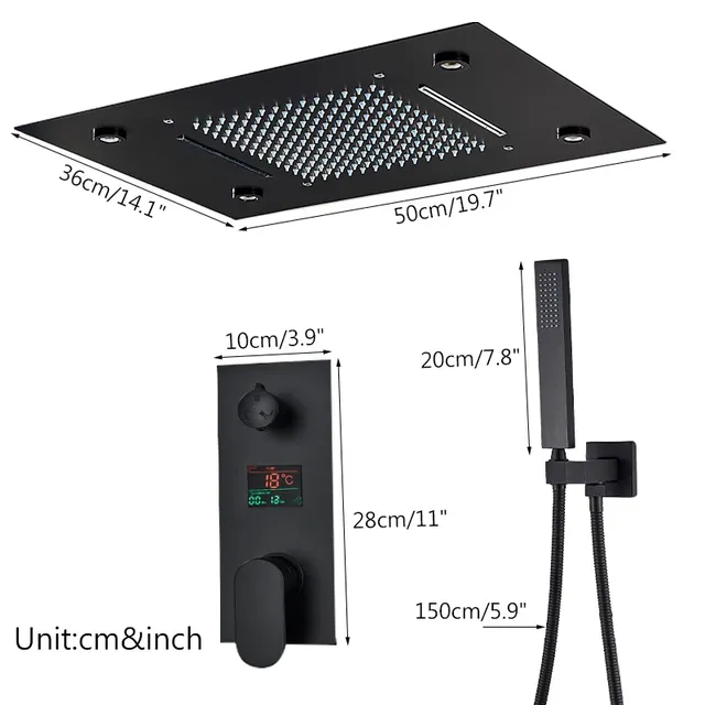 Robinet de douche de salle de bains de luxe – vue 2
