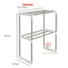 Organisateur cuisine inox étagère microondes rangement… – vue 5