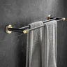 Ensemble accessoires salle bain mural noir mat laiton… – vue 3