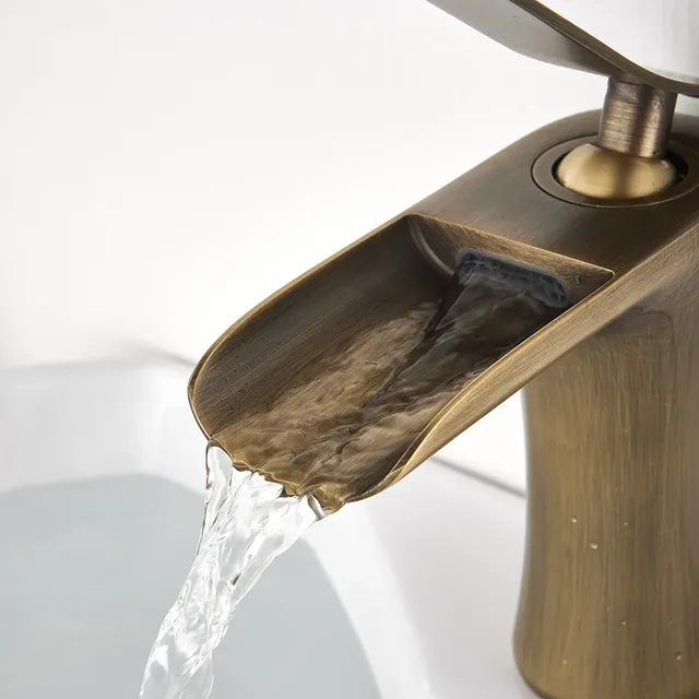 Robinets de lavabo cascade robinet de salle de bains… – vue 3