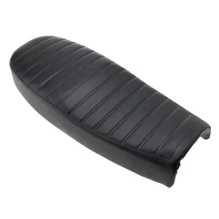 Selle moto vintage similicuir PU imperméable noire 610mm rembourrée…