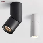 Downlights rotatifs à intensité variable LED 7W9W12W15W Spots de plafond à LED COB AC110-220V applique murale à LED Éclairage intérieur blanc froid chaud