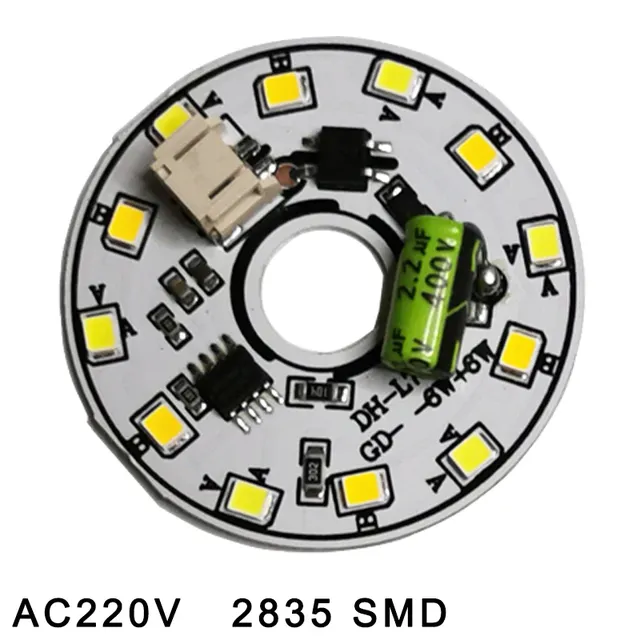 Puce d'ampoule LED 3W 6W 12W 18W AC 220V 240V IC…