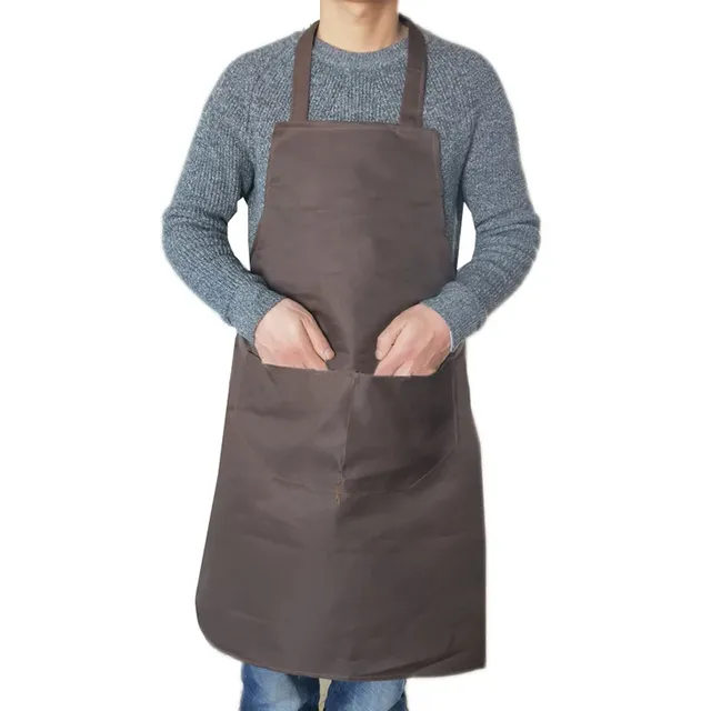 Tablier cuisine unisexe longueur genou bretelle réglable… – vue 5