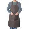 Tablier cuisine unisexe longueur genou bretelle réglable… – vue 5