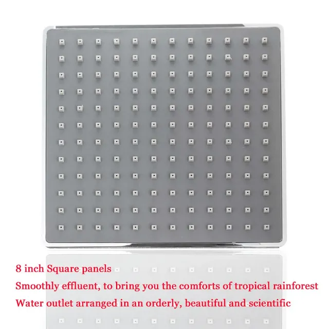 Pommeau de douche carré de 8 pouces – vue 4