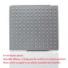 Pommeau de douche carré de 8 pouces – vue 4