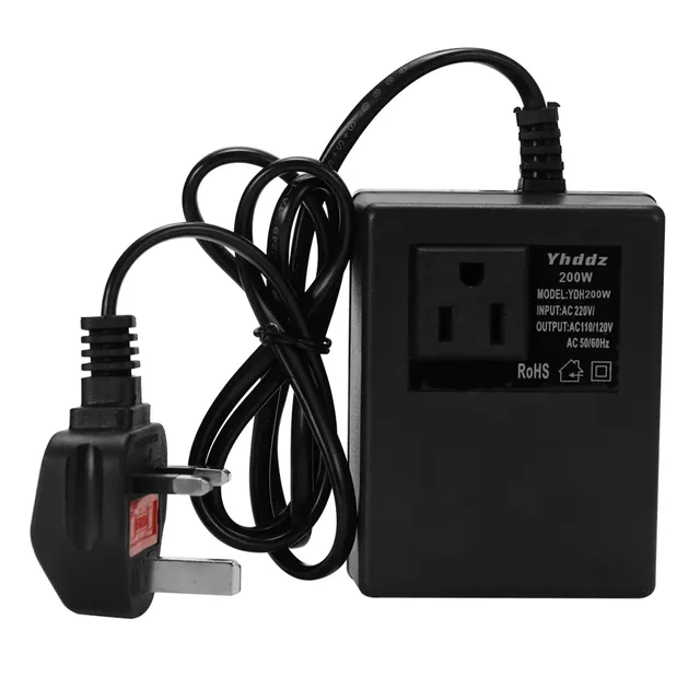 Convertisseur tension voyage portable compact 200W 220V… – vue 5