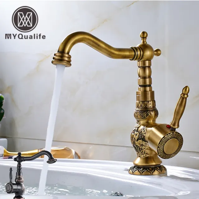 Robinet d'eau chaude et froide à poignée unique – vue 2