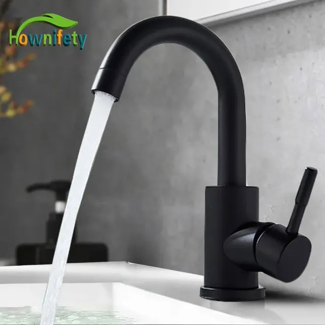Robinet de salle de bain moderne en acier inoxydable – vue 2