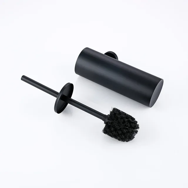Brosse toilette murale acier inoxydable noir mat design… – vue 6