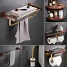 Ensemble accessoires salle bain mural bois…