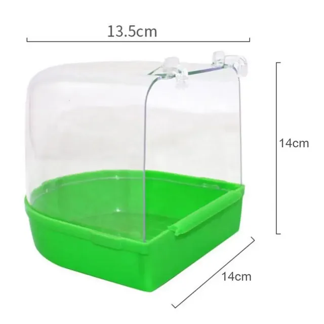 Baignoire transparente pour oiseau – vue 6