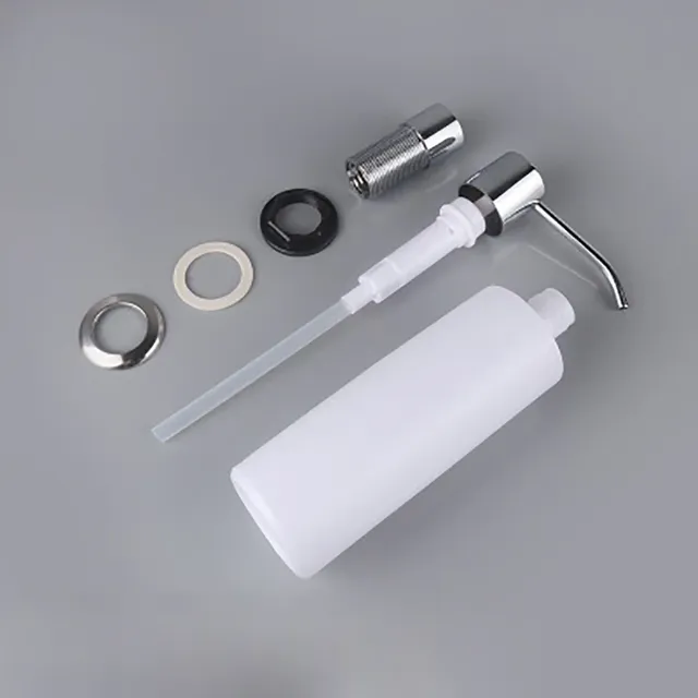 Distributeur savon encastrable évier pompe chromée… – vue 5