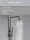 Pommeau de douche thermostatique en bronze à canon – vue 2