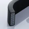 Robinet de lavabo mural en laiton à poignée unique – vue 5
