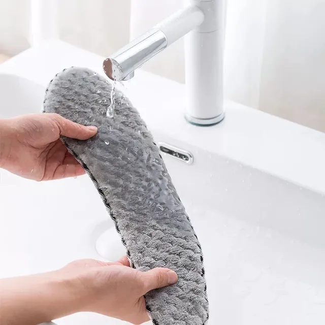 Coussinets rembourrés siège toilette peluche gris… – vue 2