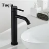 Mitigeur lavabo bain noir mat inox 304 monocommande bec… – vue 3