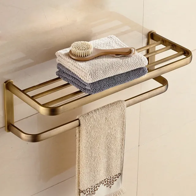 Ensemble accessoires salle bain laiton brossé bronze… – vue 2