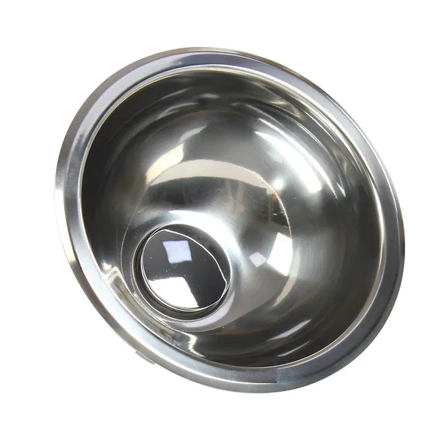 Évier rond inoxydable poli résistant corrosion compact… – vue 2