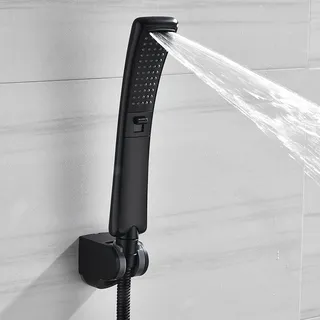 Pommeau de douche cascade noir