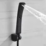 Pommeau de douche cascade noir – vue 1