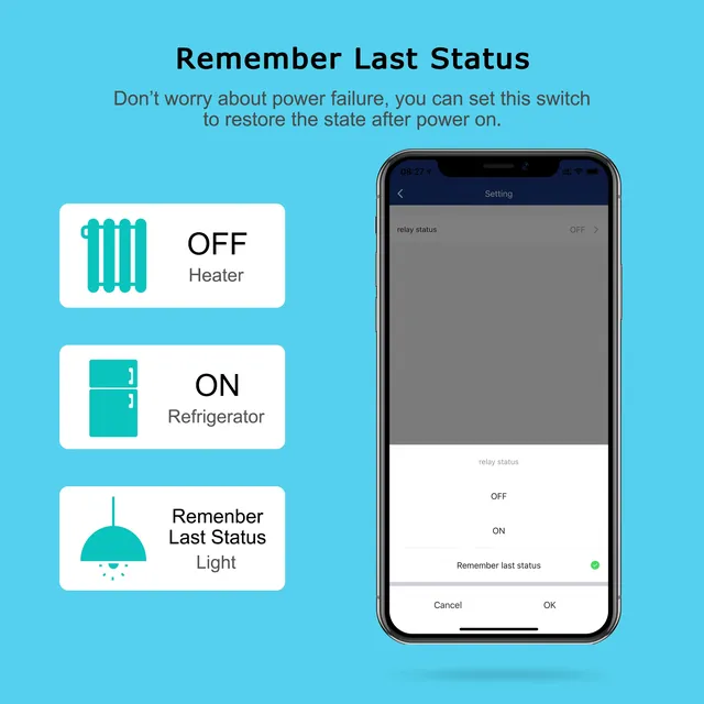 Module de commutation WiFi Tuya sans neutre – vue 4