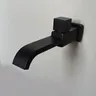 Robinet d'eau froide noir en laiton – vue 3